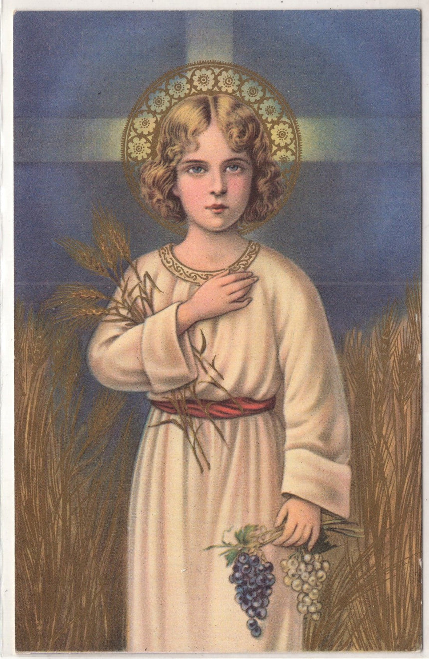 Cartolina Gesù. Madonna. San Giuseppe. Sacra Famiglia. Santi. | Collezionissimo