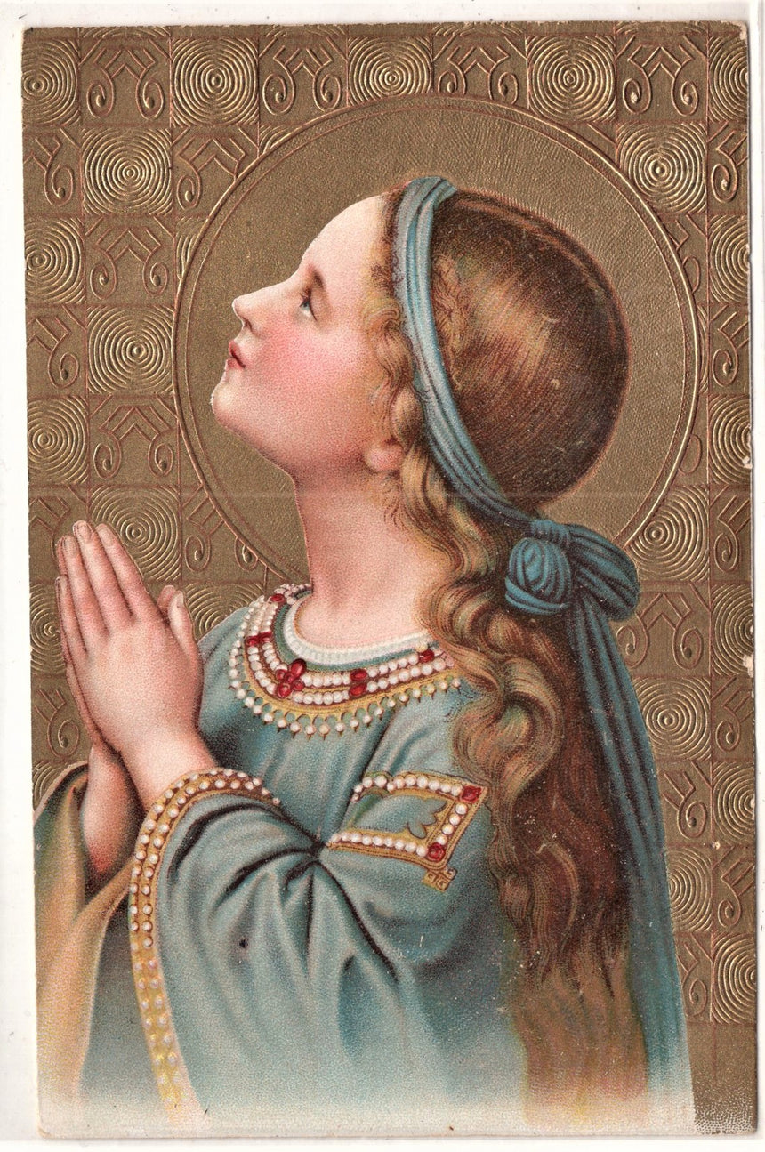 Cartolina Gesù. Madonna. San Giuseppe. Sacra Famiglia. Santi. | Collezionissimo