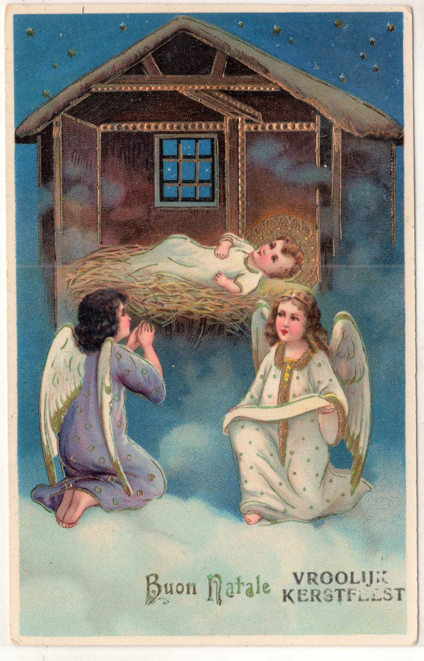 Cartolina Gesù. Madonna. San Giuseppe. Sacra Famiglia. Santi. | Collezionissimo