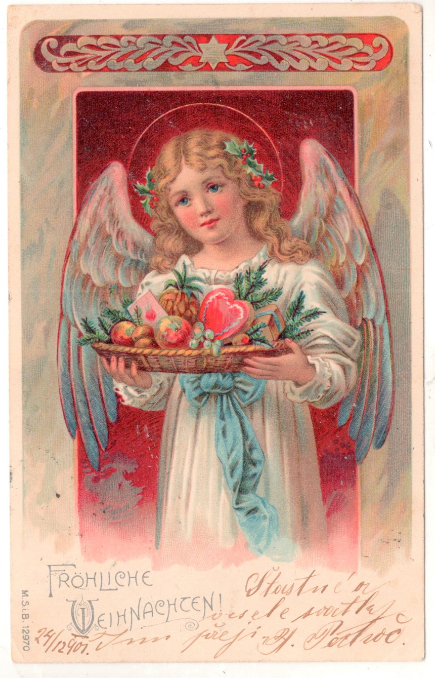 Cartolina Gesù. Madonna. San Giuseppe. Sacra Famiglia. Santi. | Collezionissimo