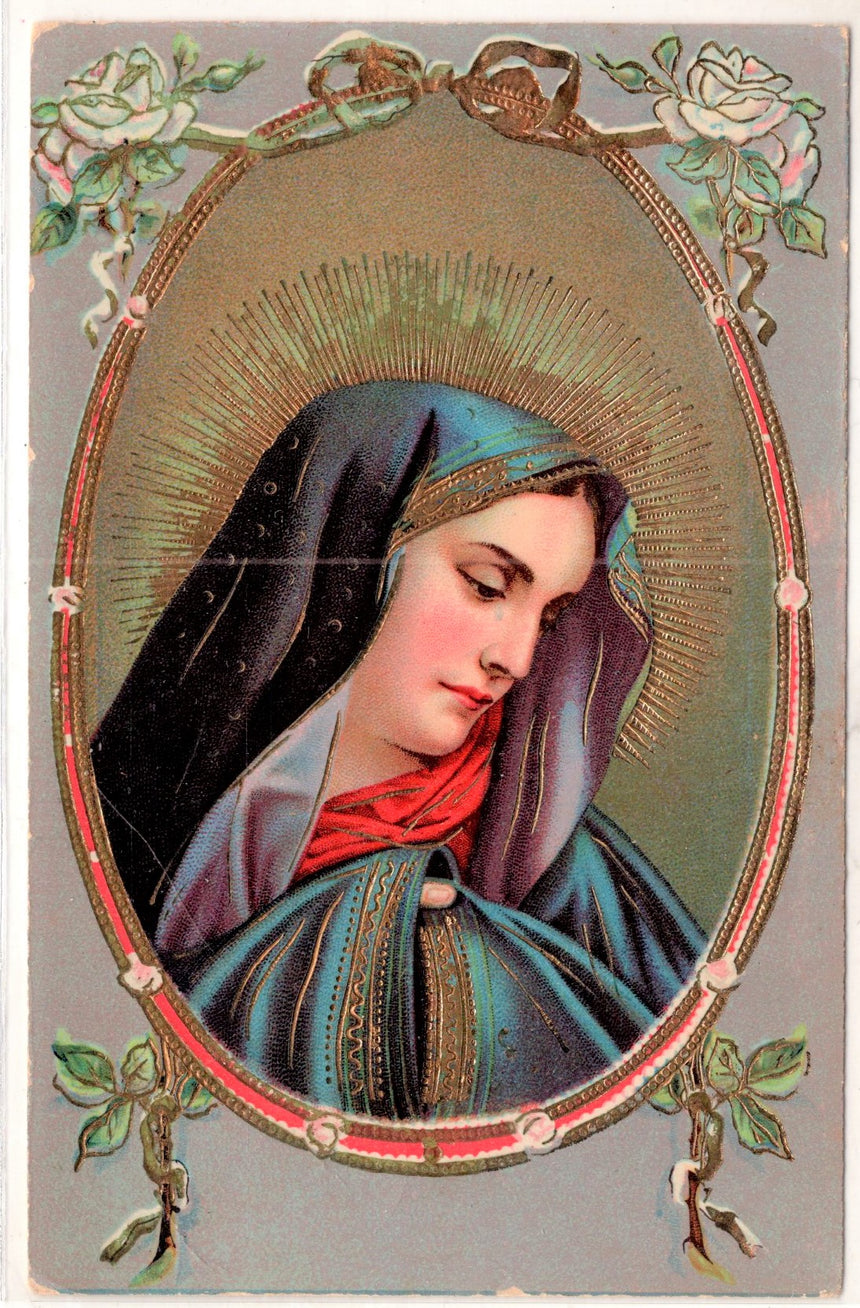 Cartolina Gesù. Madonna. San Giuseppe. Sacra Famiglia. Santi. | Collezionissimo