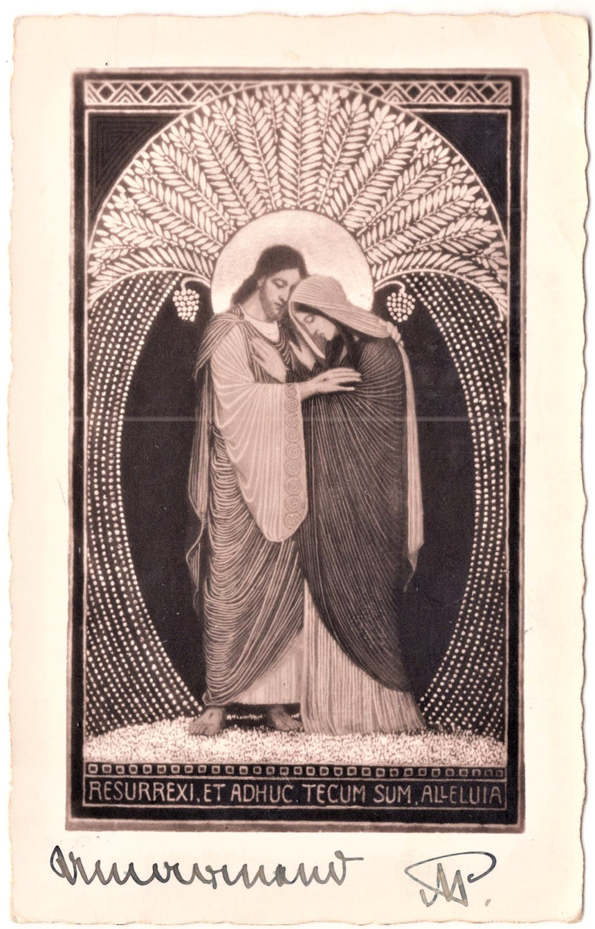 Cartolina Gesù. Madonna. San Giuseppe. Sacra Famiglia. Santi. | Collezionissimo