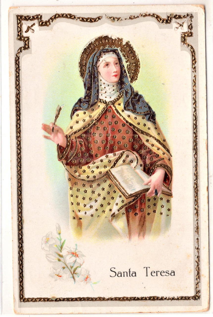 Cartolina Gesù. Madonna. San Giuseppe. Sacra Famiglia. Santi. | Collezionissimo