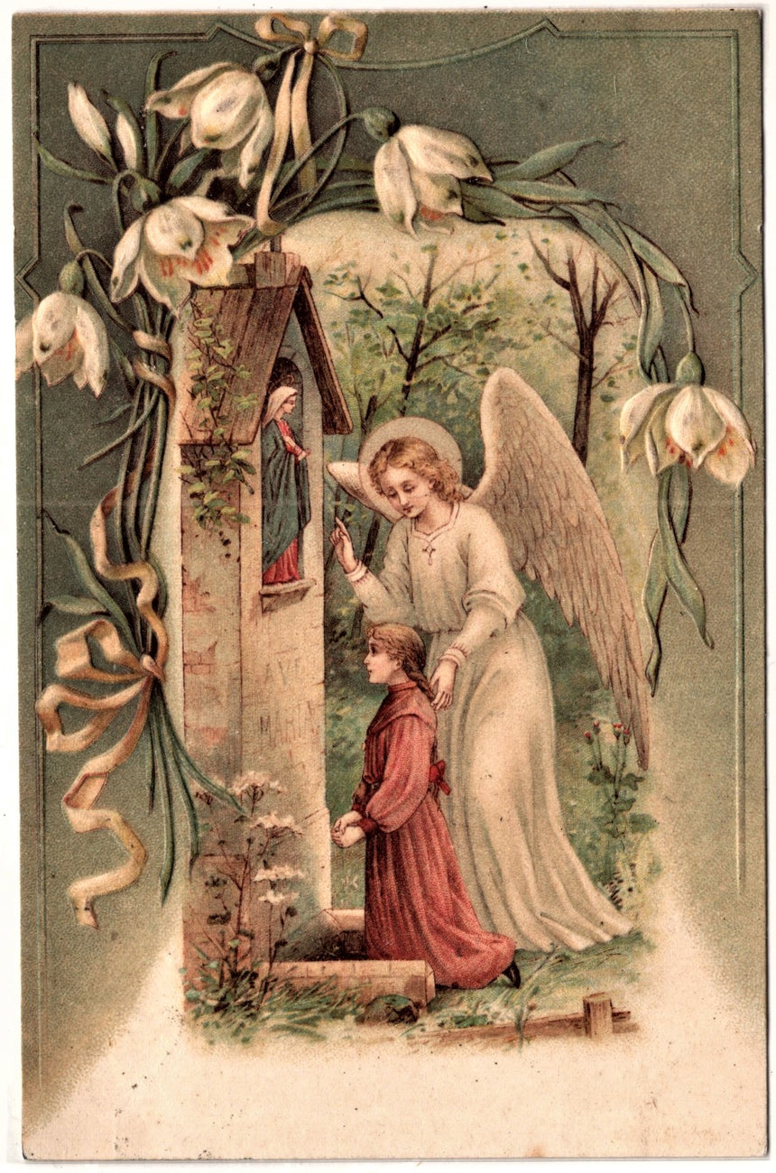 Cartolina Gesù. Madonna. San Giuseppe. Sacra Famiglia. Santi. | Collezionissimo