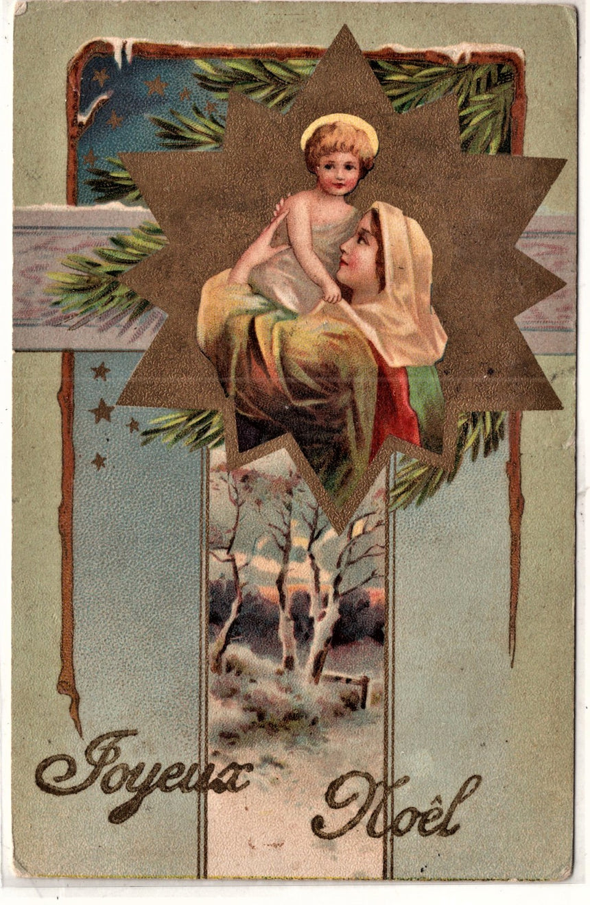 Cartolina Gesù. Madonna. San Giuseppe. Sacra Famiglia. Santi. | Collezionissimo