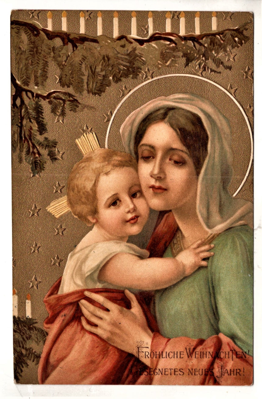 Cartolina Gesù. Madonna. San Giuseppe. Sacra Famiglia. Santi. | Collezionissimo