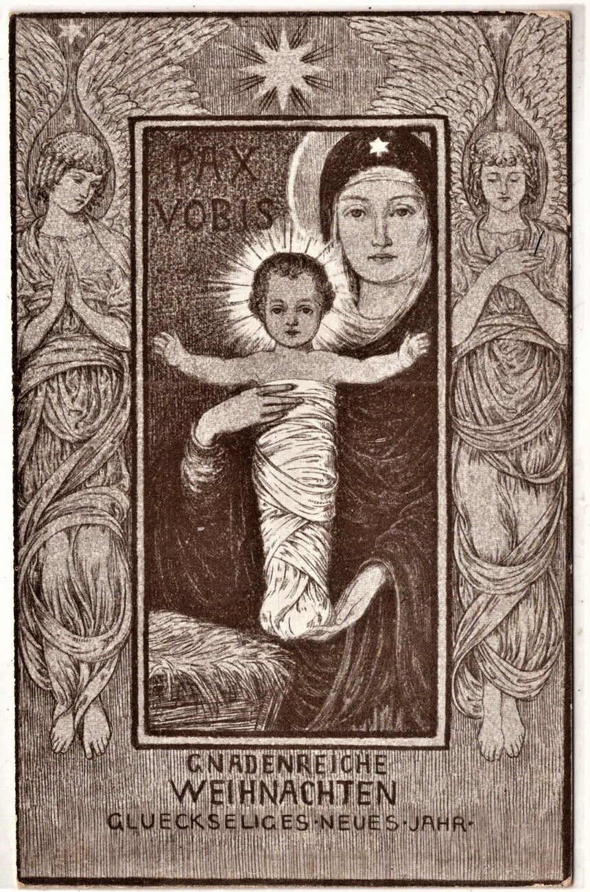 Cartolina Gesù. Madonna. San Giuseppe. Sacra Famiglia. Santi. | Collezionissimo