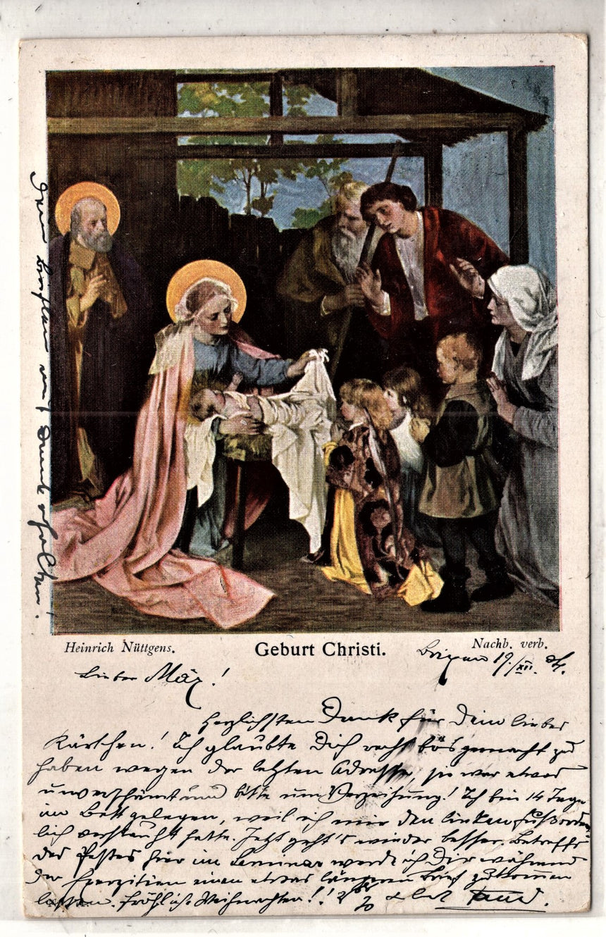 Cartolina Gesù. Madonna. San Giuseppe. Sacra Famiglia. Santi. | Collezionissimo