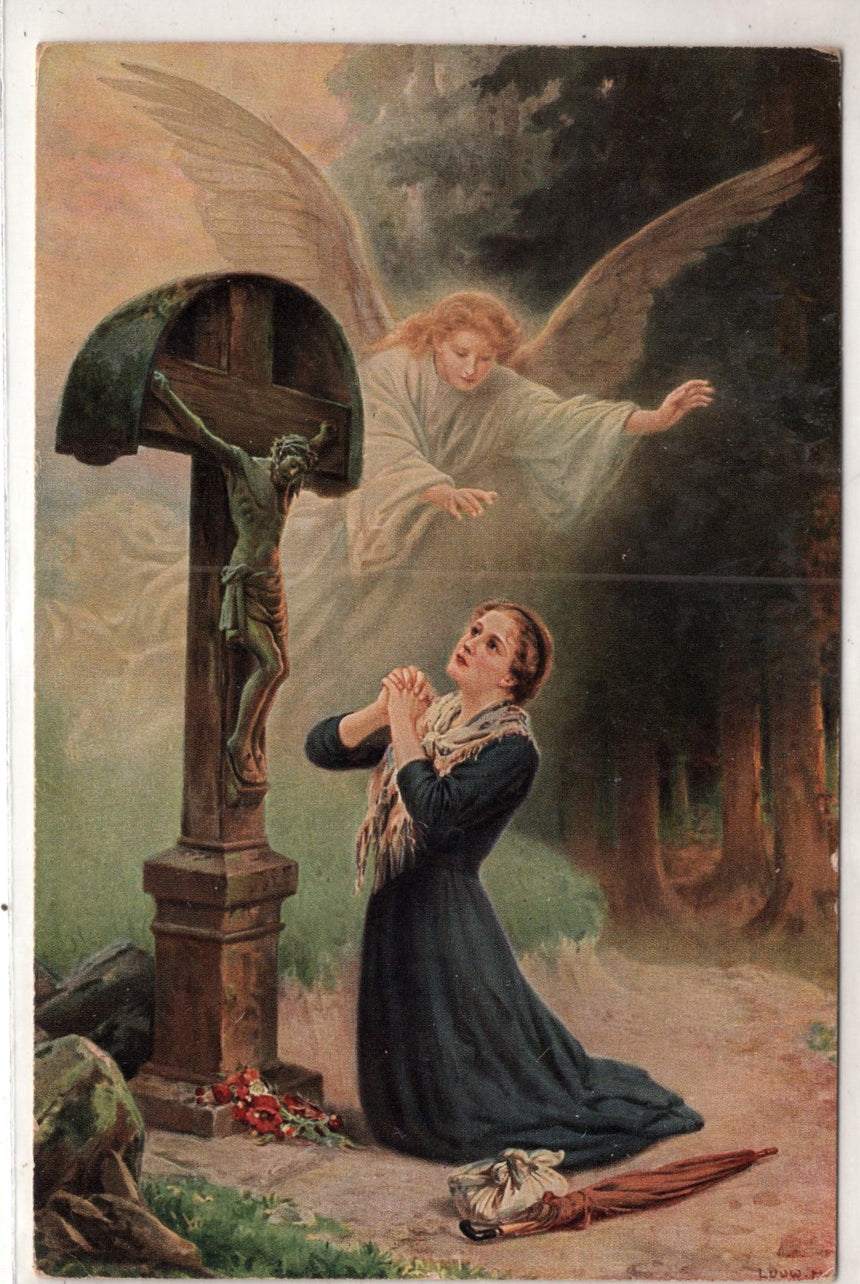 Cartolina Gesù. Madonna. San Giuseppe. Sacra Famiglia. Santi. | Collezionissimo