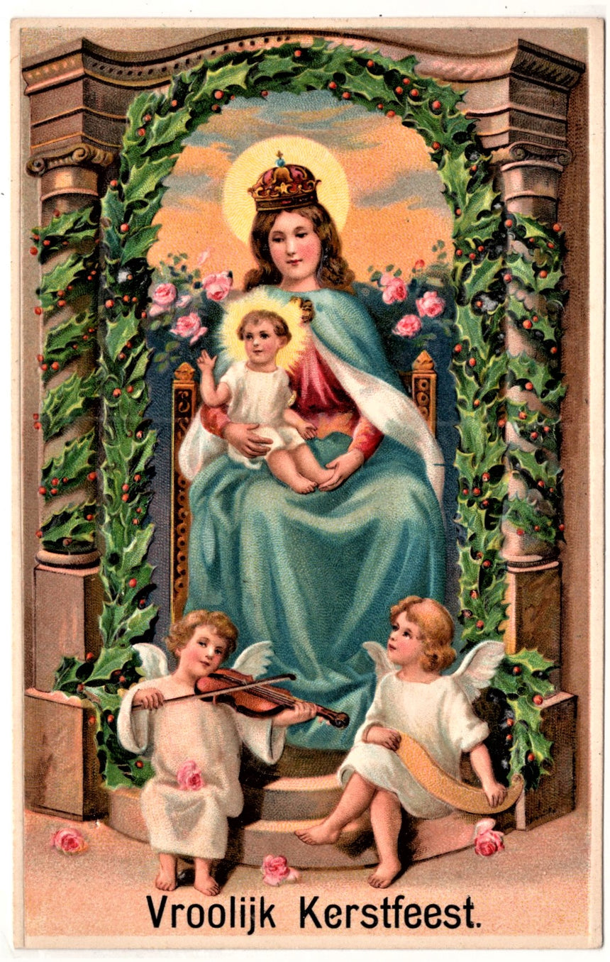Cartolina Gesù. Madonna. San Giuseppe. Sacra Famiglia. Santi. | Collezionissimo