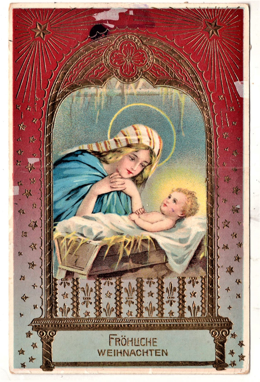 Cartolina Gesù. Madonna. San Giuseppe. Sacra Famiglia. Santi. | Collezionissimo