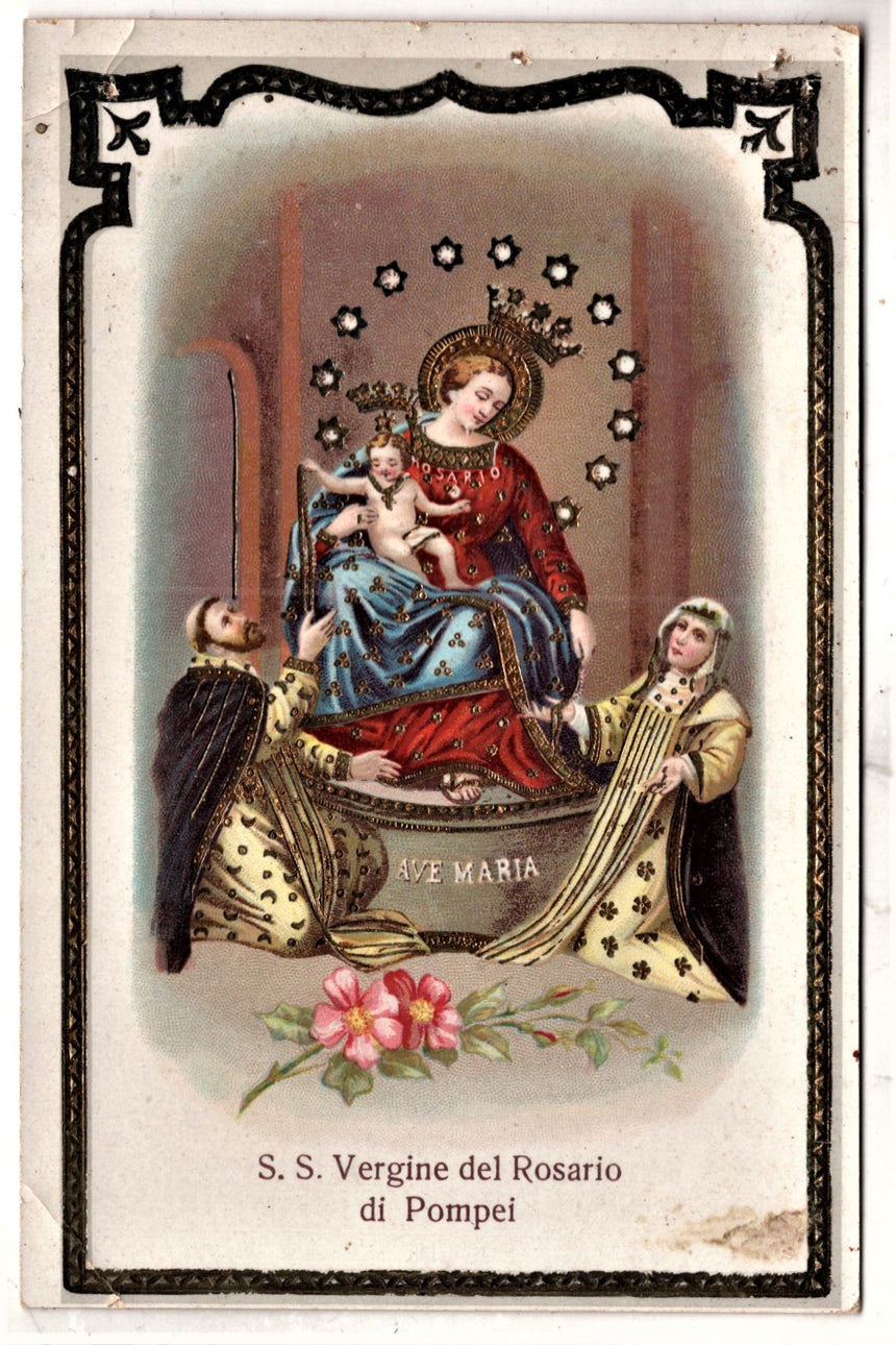Cartolina Gesù. Madonna. San Giuseppe. Sacra Famiglia. Santi. | Collezionissimo