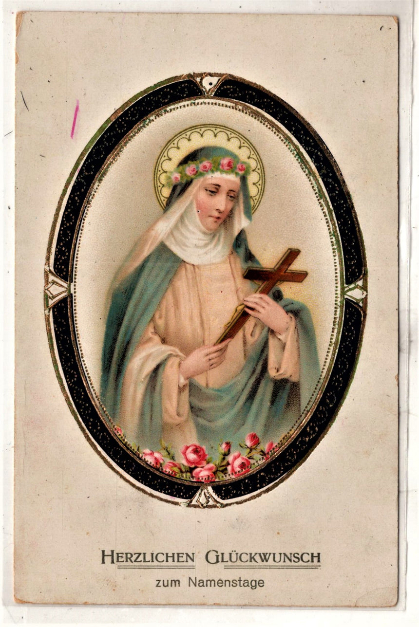 Cartolina Gesù. Madonna. San Giuseppe. Sacra Famiglia. Santi. | Collezionissimo