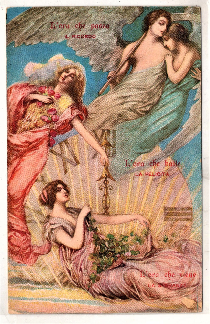 Cartolina Gesù. Madonna. San Giuseppe. Sacra Famiglia. Santi. | Collezionissimo