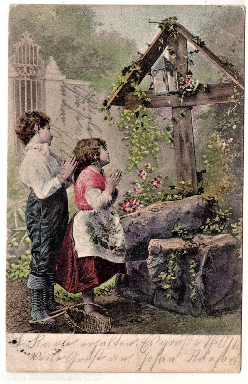 Cartolina Gesù. Madonna. San Giuseppe. Sacra Famiglia. Santi. | Collezionissimo