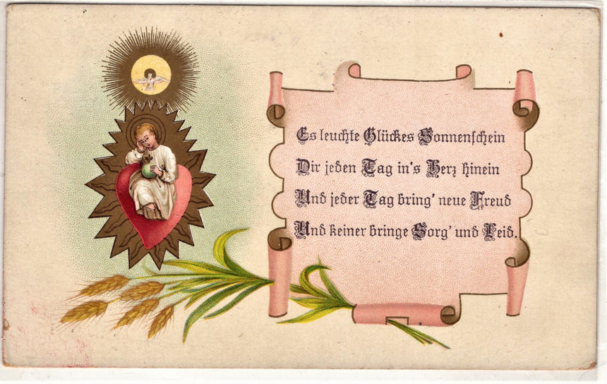 Cartolina Gesù. Madonna. San Giuseppe. Sacra Famiglia. Santi. | Collezionissimo