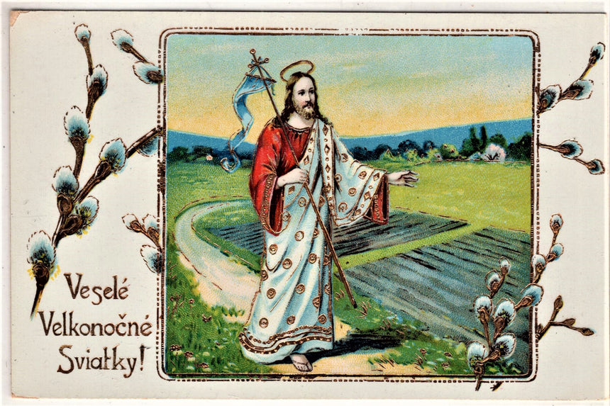 Cartolina Gesù. Madonna. San Giuseppe. Sacra Famiglia. Santi. | Collezionissimo