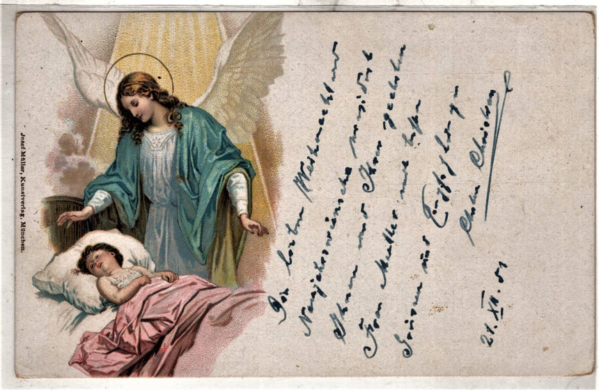 Cartolina Gesù. Madonna. San Giuseppe. Sacra Famiglia. Santi. | Collezionissimo