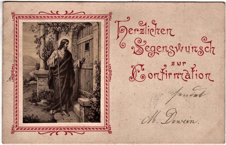 Cartolina Gesù. Madonna. San Giuseppe. Sacra Famiglia. Santi. | Collezionissimo