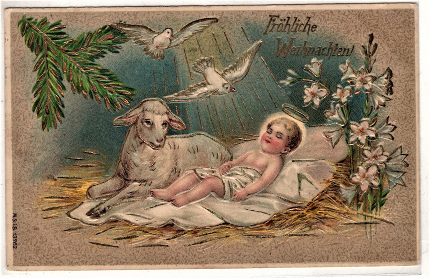 Cartolina Gesù. Madonna. San Giuseppe. Sacra Famiglia. Santi. | Collezionissimo