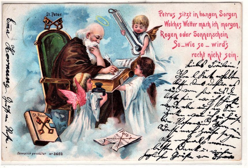 Cartolina Gesù. Madonna. San Giuseppe. Sacra Famiglia. Santi. | Collezionissimo