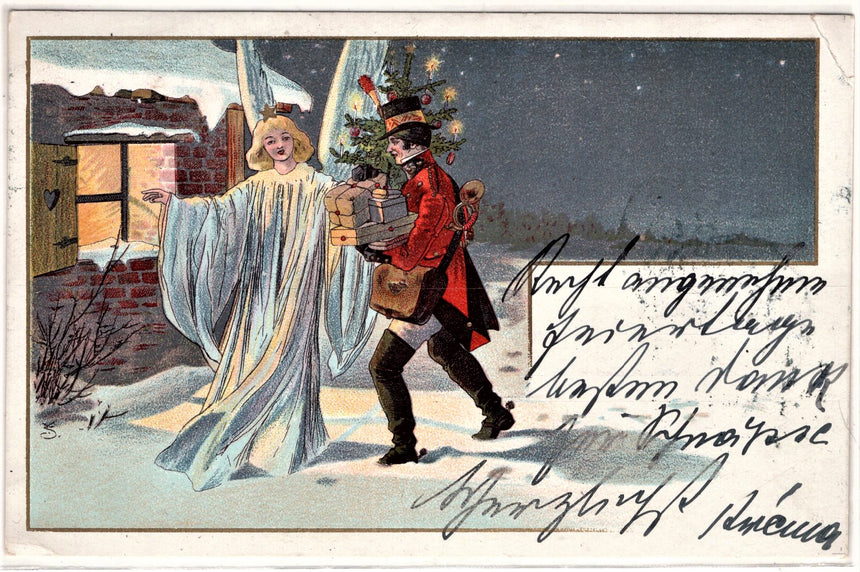 Cartolina Gesù. Madonna. San Giuseppe. Sacra Famiglia. Santi. | Collezionissimo