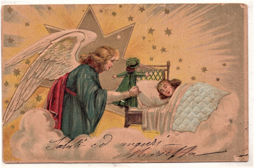 Cartolina Gesù. Madonna. San Giuseppe. Sacra Famiglia. Santi. | Collezionissimo