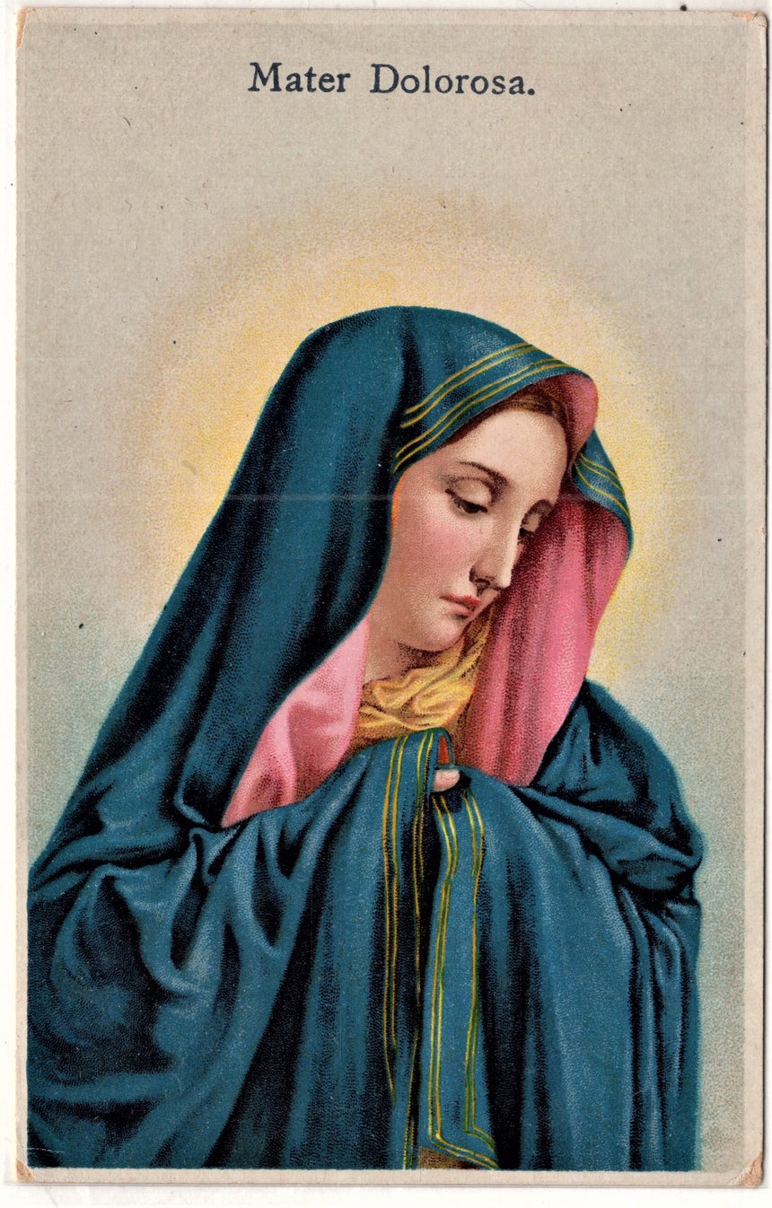 Cartolina Gesù. Madonna. San Giuseppe. Sacra Famiglia. Santi. | Collezionissimo