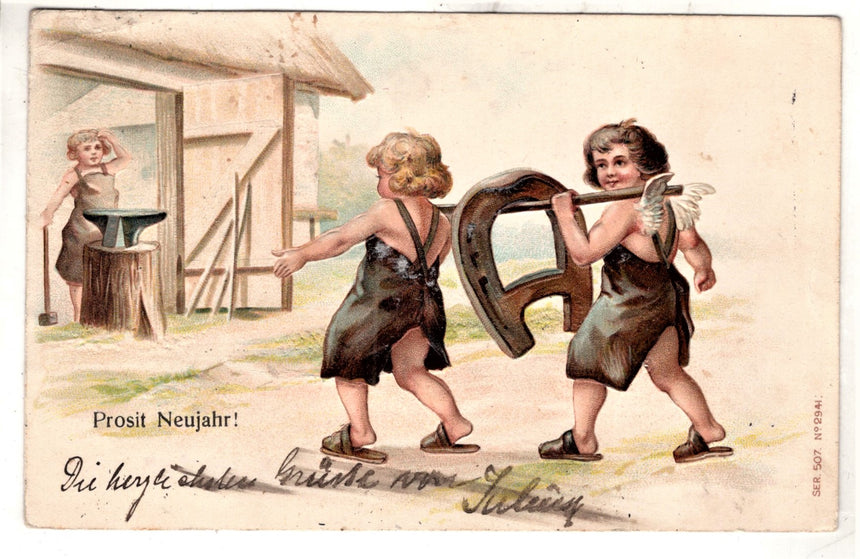 Cartolina Gesù. Madonna. San Giuseppe. Sacra Famiglia. Santi. | Collezionissimo