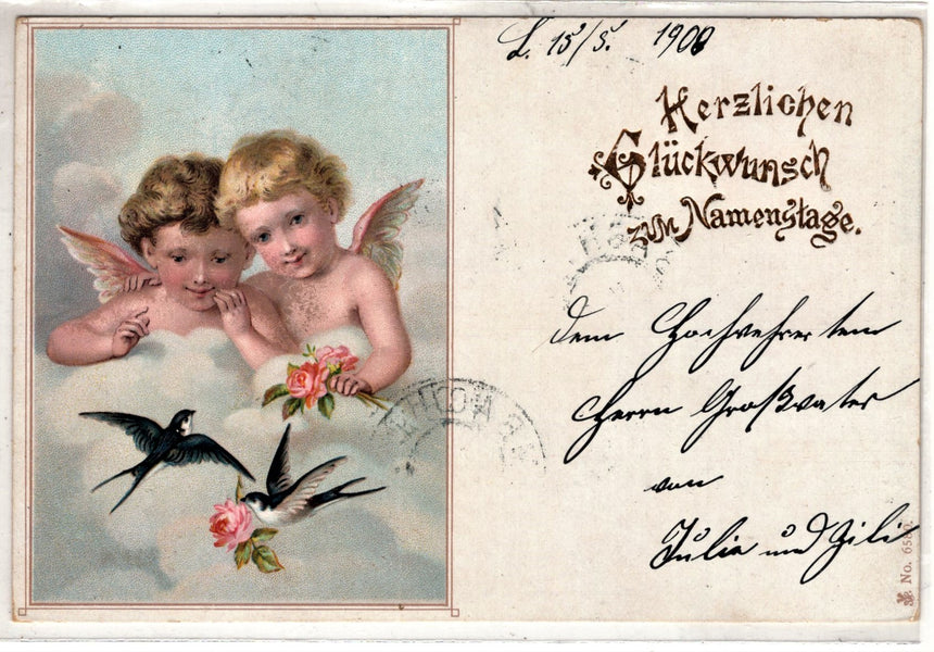 Cartolina Gesù. Madonna. San Giuseppe. Sacra Famiglia. Santi. | Collezionissimo