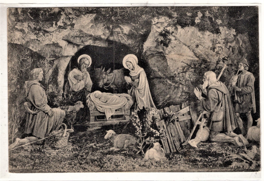 Cartolina Gesù. Madonna. San Giuseppe. Sacra Famiglia. Santi. | Collezionissimo