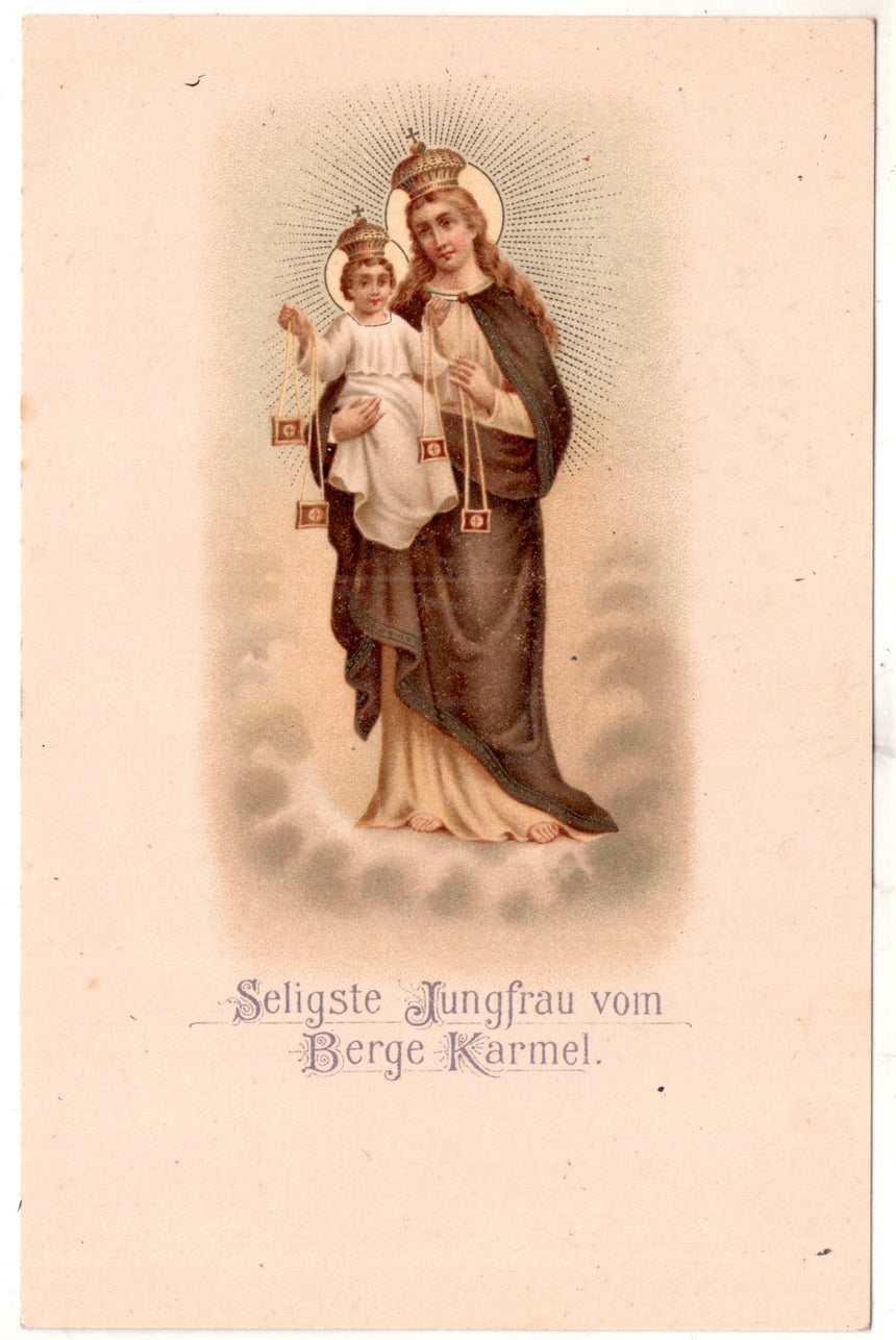 Cartolina Gesù. Madonna. San Giuseppe. Sacra Famiglia. Santi. | Collezionissimo