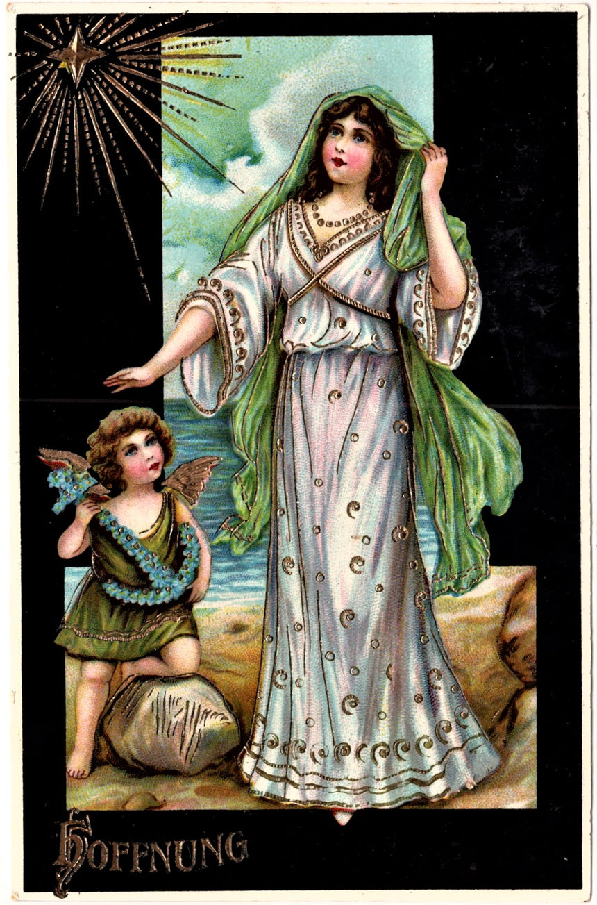 Cartolina Gesù. Madonna. San Giuseppe. Sacra Famiglia. Santi. | Collezionissimo