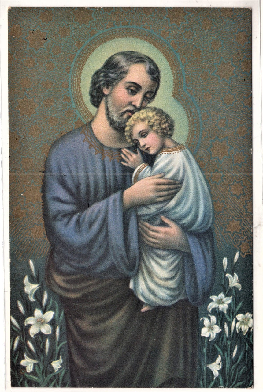 Cartolina Gesù. Madonna. San Giuseppe. Sacra Famiglia. Santi. S.Joseph | Collezionissimo