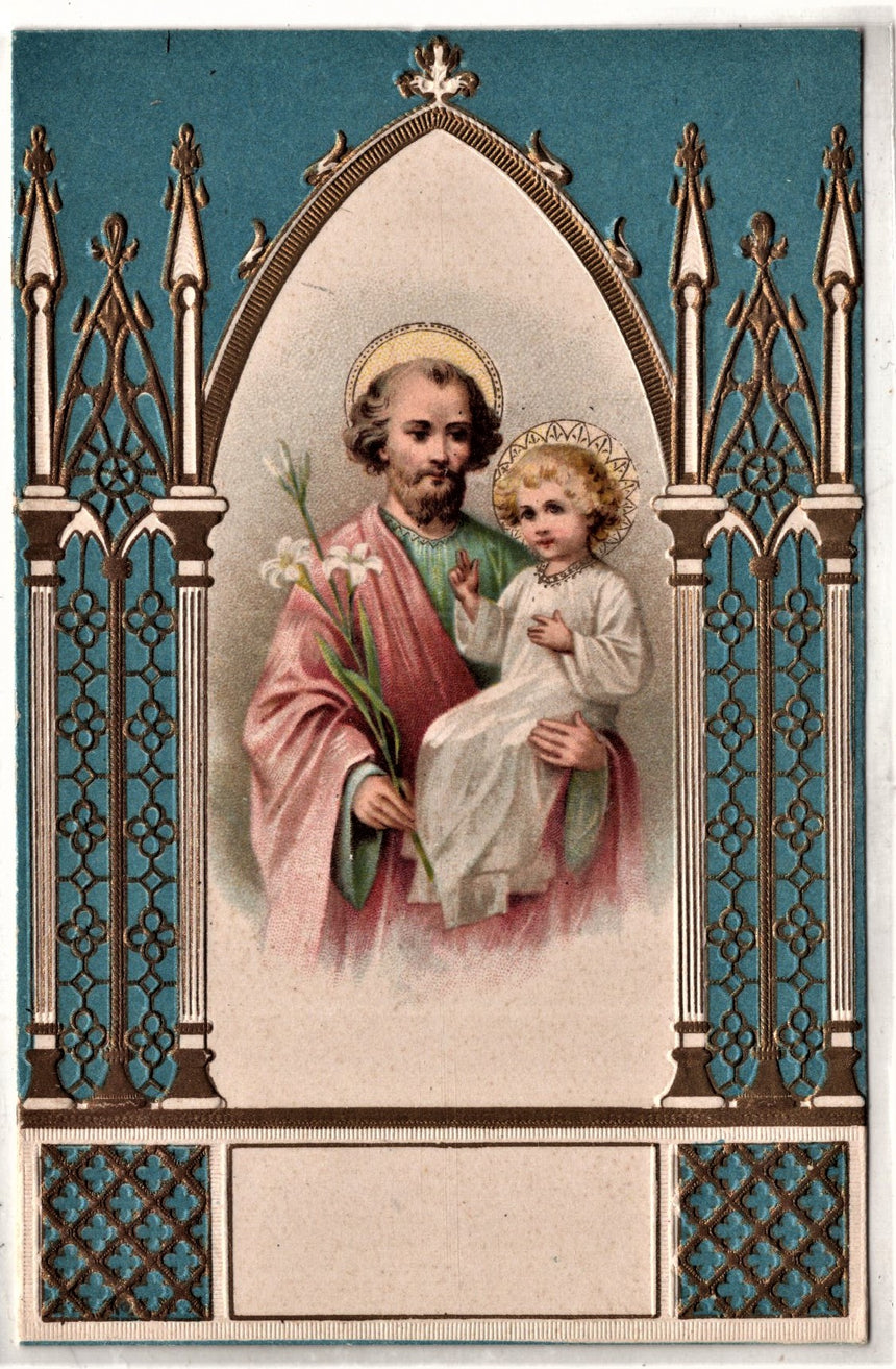Cartolina Gesù. Madonna. San Giuseppe. Sacra Famiglia. Santi. | Collezionissimo