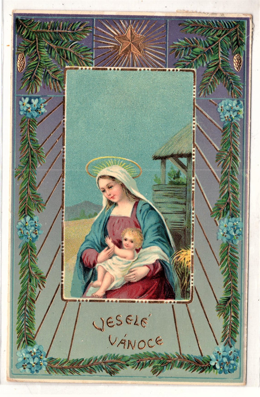 Cartolina Gesù. Madonna. San Giuseppe. Sacra Famiglia. Santi. | Collezionissimo