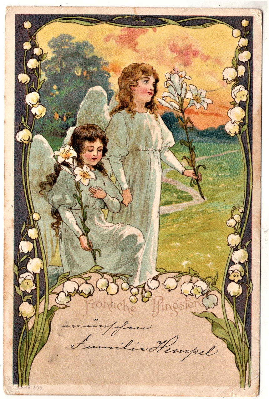 Cartolina Gesù. Madonna. San Giuseppe. Sacra Famiglia. Santi. | Collezionissimo