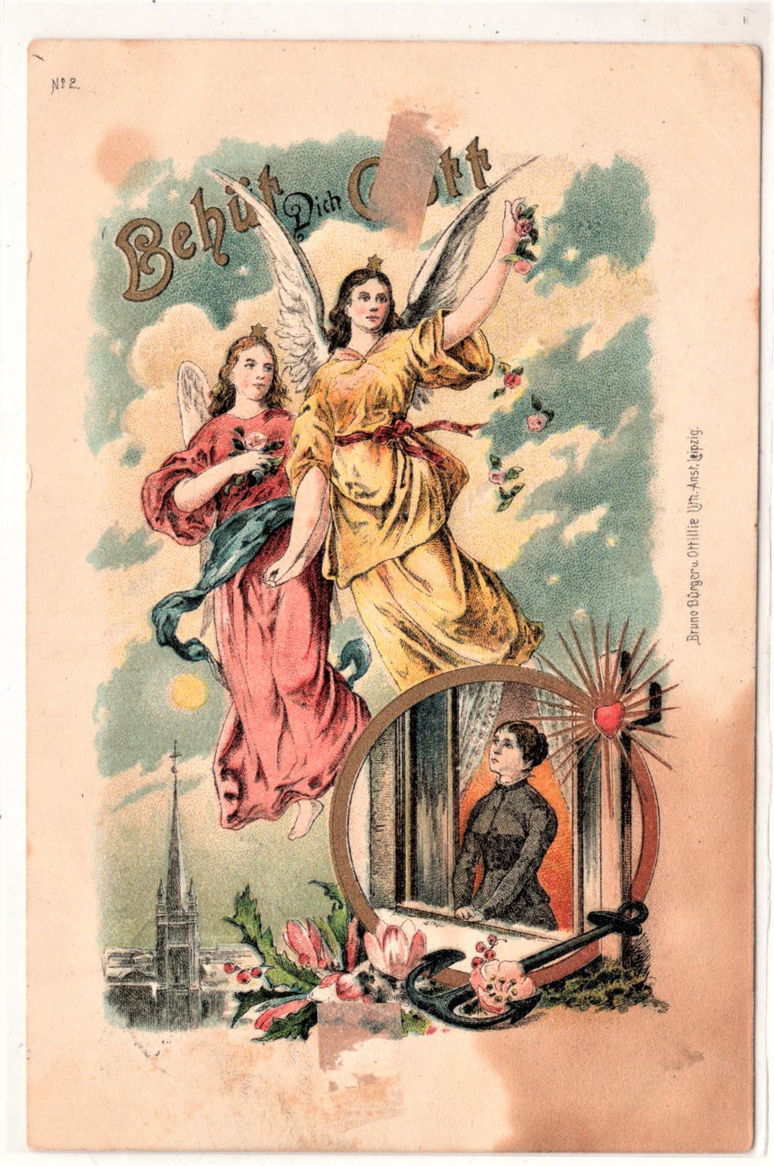Cartolina Gesù. Madonna. San Giuseppe. Sacra Famiglia. Santi. | Collezionissimo