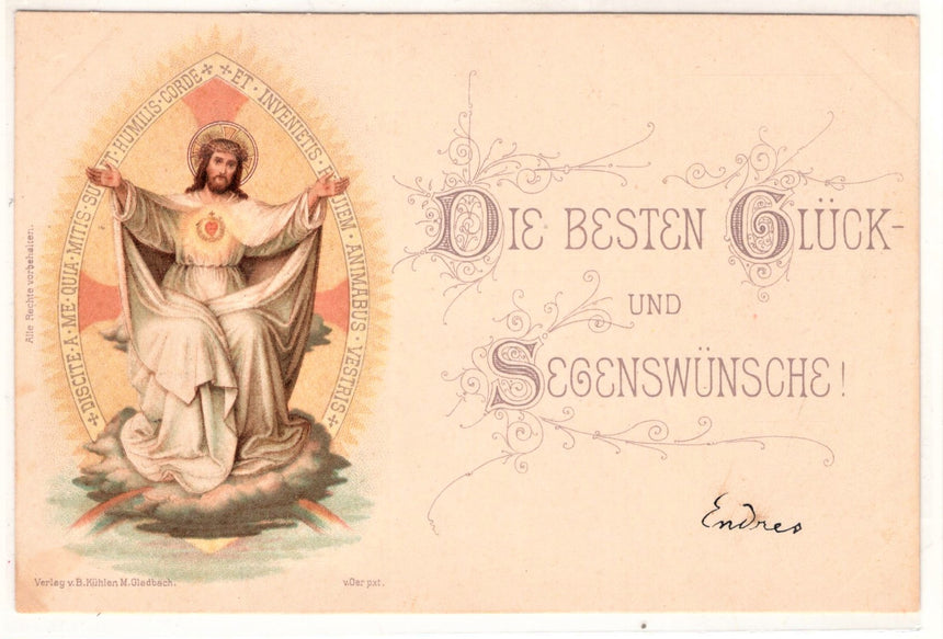 Cartolina Gesù. Madonna. San Giuseppe. Sacra Famiglia. Santi. | Collezionissimo