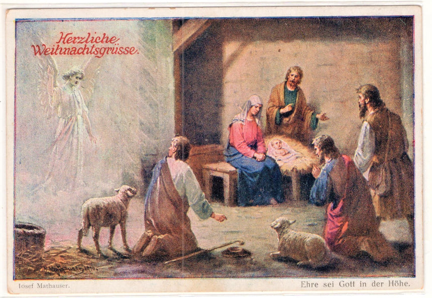 Cartolina Gesù. Madonna. San Giuseppe. Sacra Famiglia. Santi. | Collezionissimo