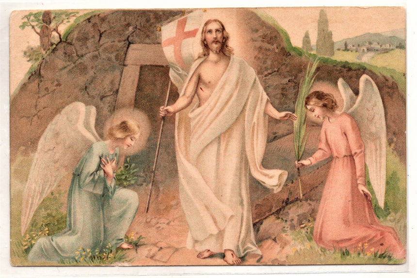 Cartolina Gesù. Madonna. San Giuseppe. Sacra Famiglia. Santi. | Collezionissimo