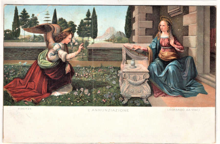 Cartolina Gesù. Madonna. San Giuseppe. Sacra Famiglia. Santi. | Collezionissimo