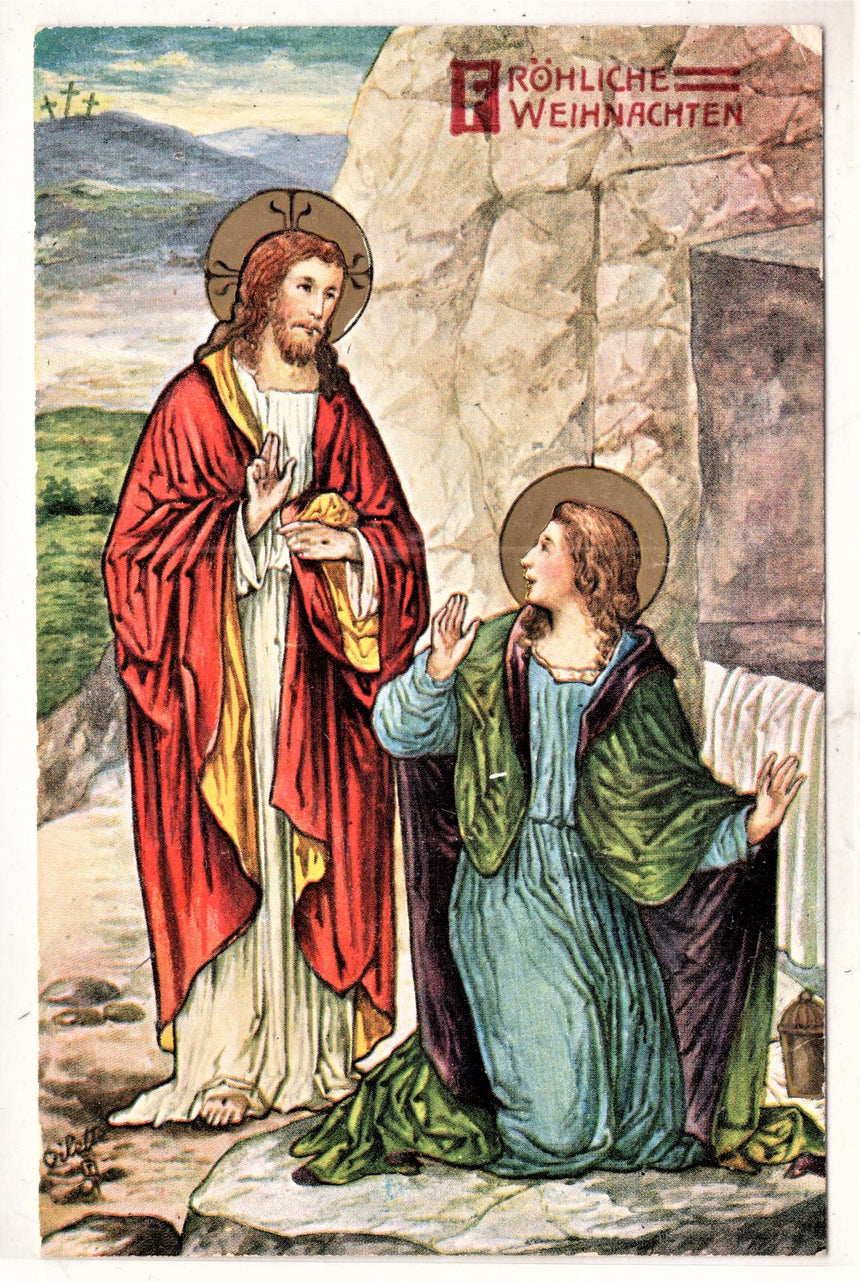 Cartolina Gesù. Madonna. San Giuseppe. Sacra Famiglia. Santi. | Collezionissimo