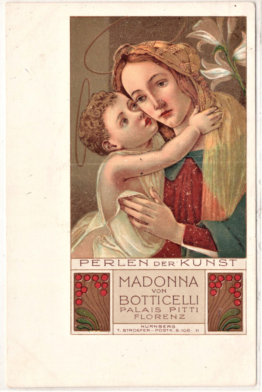 Cartolina Gesù. Madonna. San Giuseppe. Sacra Famiglia. Santi. | Collezionissimo
