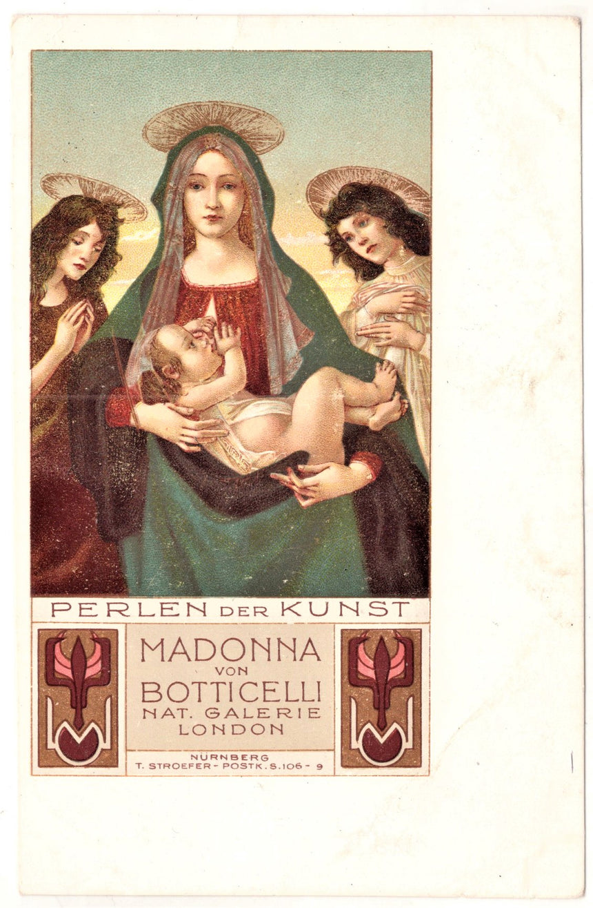 Cartolina Gesù. Madonna. San Giuseppe. Sacra Famiglia. Santi. | Collezionissimo