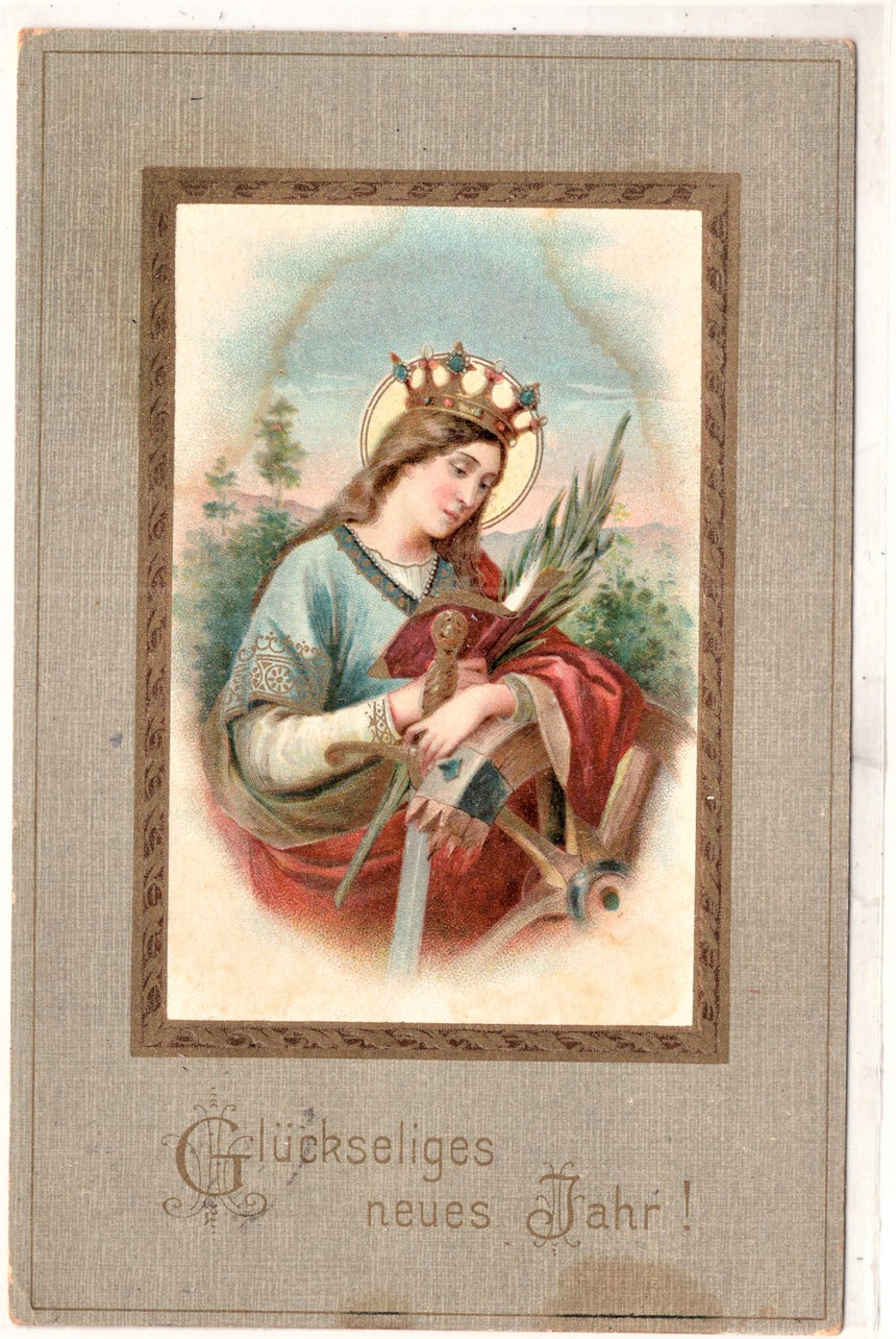 Cartolina Gesù. Madonna. San Giuseppe. Sacra Famiglia. Santi. | Collezionissimo
