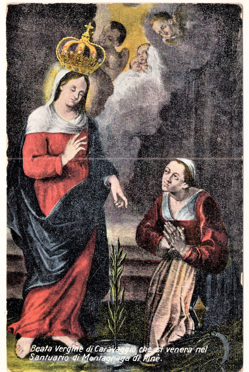 Cartolina Gesù. Madonna. San Giuseppe. Sacra Famiglia. Santi. | Collezionissimo