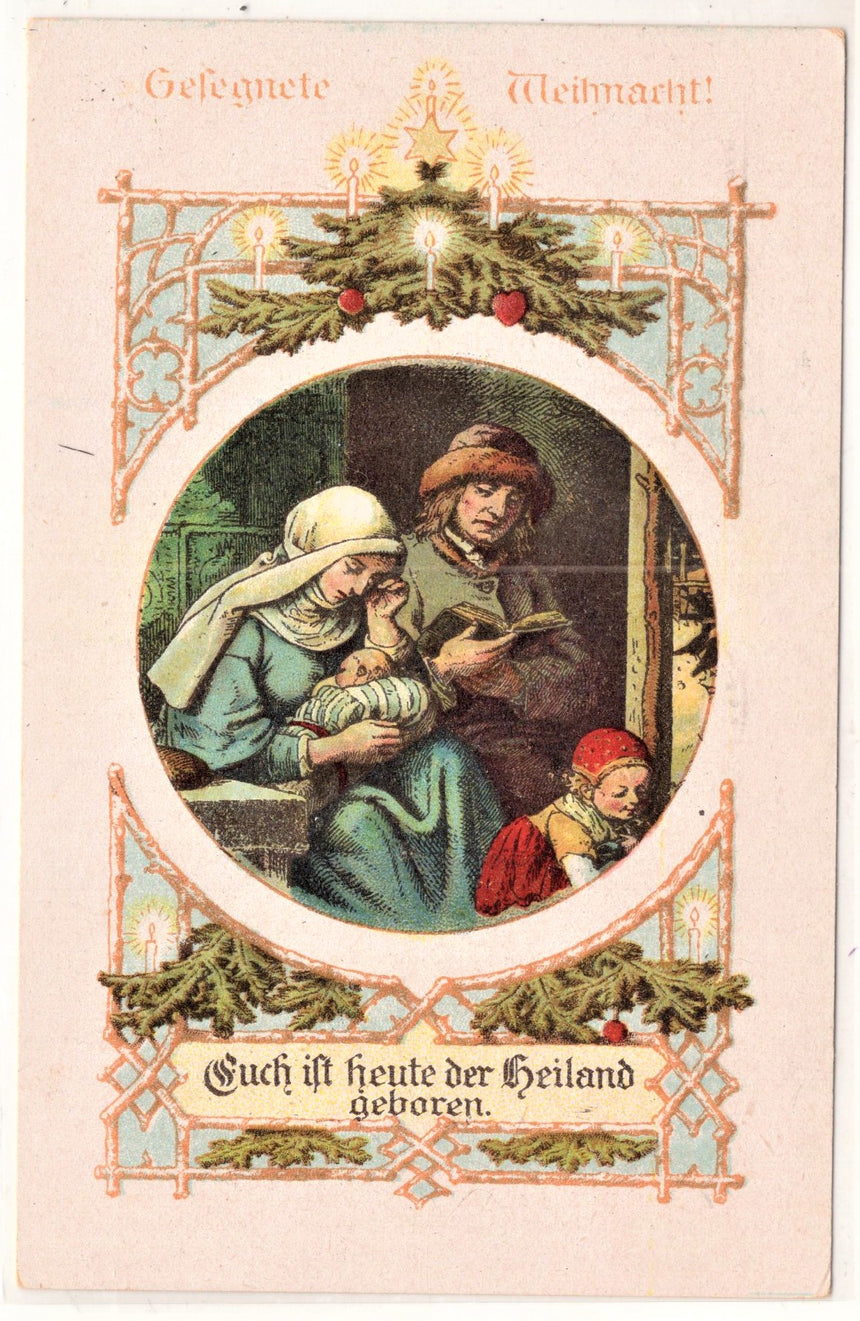 Cartolina Gesù. Madonna. San Giuseppe. Sacra Famiglia. Santi. | Collezionissimo
