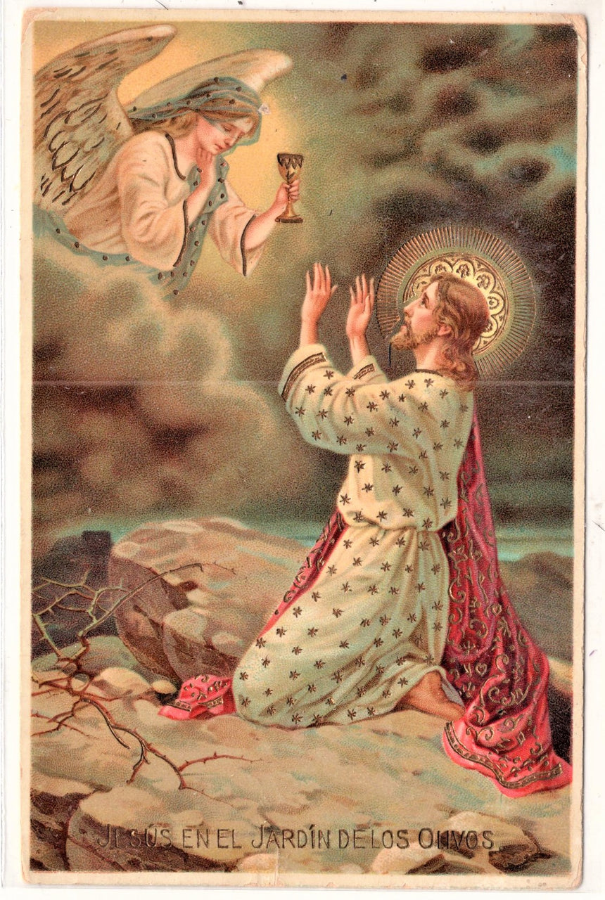 Cartolina Gesù. Madonna. San Giuseppe. Sacra Famiglia. Santi. | Collezionissimo