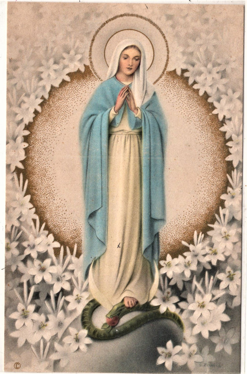 Cartolina Gesù. Madonna. San Giuseppe. Sacra Famiglia. Santi. | Collezionissimo